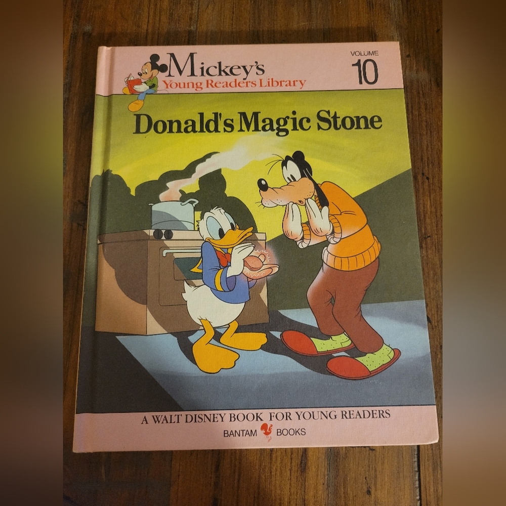 Donald's Magic Stone vintage Disney Book